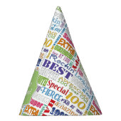 100歳ユニークの誕生日パーティーのプレゼント パーティーハット (右)