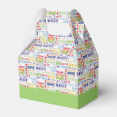 100歳ユニークの誕生日パーティーのプレゼント フェイバーボックス (裏面サイド)