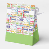 100歳ユニークの誕生日パーティーのプレゼント フェイバーボックス (裏面サイド)