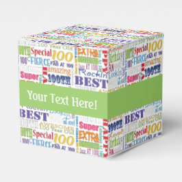 100歳ユニークの誕生日パーティーのプレゼント フェイバーボックス