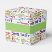 100歳ユニークの誕生日パーティーのプレゼント フェイバーボックス (裏面サイド)