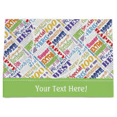 100歳ユニークの誕生日パーティーのプレゼント ラージペーパーバッグ (正面)