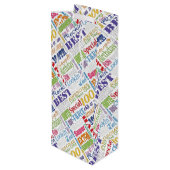 100歳ユニークの誕生日パーティーのプレゼント ワインギフトバッグ (裏面アングル)