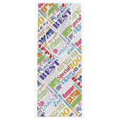 100歳ユニークの誕生日パーティーのプレゼント ワインギフトバッグ (裏面)