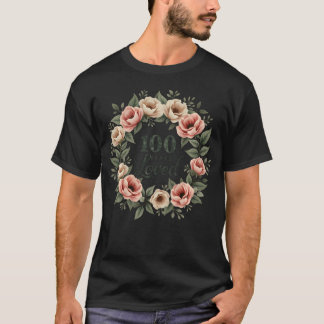 100歳100クール年誕生日100年愛 Tシャツ