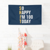 100歳100歳のバナー/背景  横断幕 (インサイチュ)