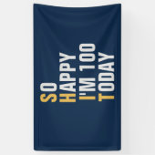 100歳100歳のバナー/背景  横断幕 (縦)