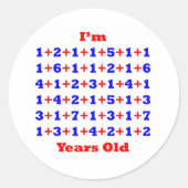 100歳！ ラウンドシール (正面)