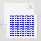 100牛 – 青 ポストカード (正面/裏面)