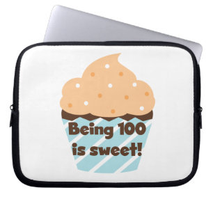 100甘い誕生日のTシャツおよびギフトですであることは ラップトップスリーブ