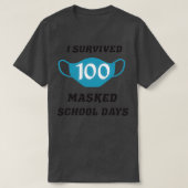 100生き延び人の仮面の学校の日100日目に Tシャツ (デザイン正面)