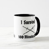 100生き延び分戦争マグ マグカップ (正面右)