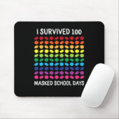 100生き延び名の仮面学校日100日目 マウスパッド (マウス)
