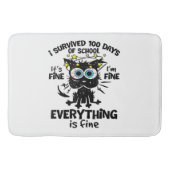 100生き延び日の学校だ素晴らしよ1素晴らしだ バスマット (正面)