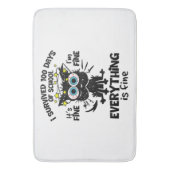 100生き延び日の学校だ素晴らしよ1素晴らしだ バスマット (正面縦)