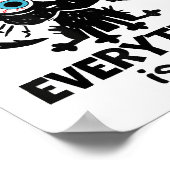 100生き延び日の学校だ素晴らしよ1素晴らしだ ポスター (角)