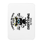 100生き延び日の学校だ素晴らしよ1素晴らしだ マグネット (縦)