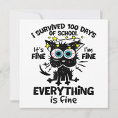 100生き延び日の学校だ素晴らしよ1素晴らしだ 招待状 (裏面)