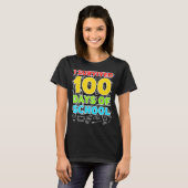 100生き延び日の学校の幸せ100日目 Tシャツ (正面フル)
