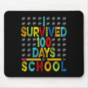 100生き延び日の学校の日100 マウスパッド