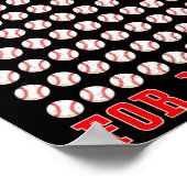 100番手の100人の日のためのボールを持つ ポスター (角)