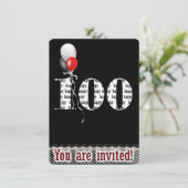 100番目の誕生日招待状 招待状 (スタンド正面)