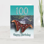100番目の誕生日挨拶状 カード (正面)