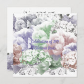 100番目の誕生祝い招待状 招待状 (正面/裏面)