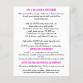 100眉毛マイクロバリングアフターケア指示ピン チラシ (裏面)