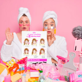 100眉毛マイクロバリングアフターケア指示ピン チラシ