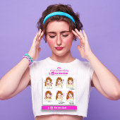 100眉毛マイクロバリングアフターケア指示ピン 名刺