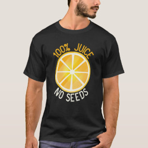 100種なしジュースオレンジメンズ血管切除術 Tシャツ