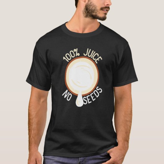 100種なしジュースココナッツメンズ血管切除術 Tシャツ (正面)