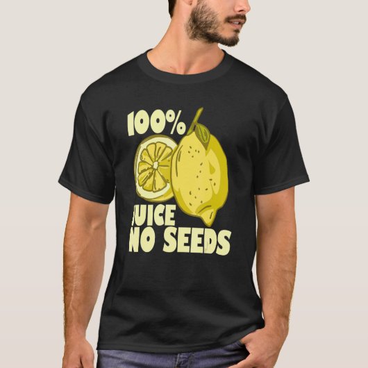 100種なしジュースレモンメンズ血管切除術 Tシャツ (正面)