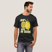 100種なしジュースレモンメンズ血管切除術 Tシャツ (正面フル)