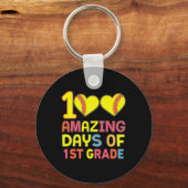 100素晴らしい日の第1級ソフトバイルプレーヤースタッド キーホルダー (正面)