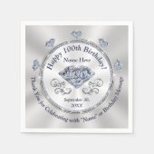 100素晴らし誕生日ナプキンス スタンダードカクテルナプキン (正面)