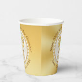 100素晴らしth、誕生日紙カップパーソナライズされた、 紙コップ (右)