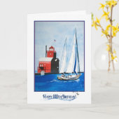 100航海の番目の誕生日カード カード (黄色い花)