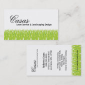 100芝生造園草刈り名刺 名刺 (正面/裏面)