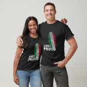100誇りを持ったイタリア指紋フラ誇りを持ったグ Tシャツ (ユニセックス)