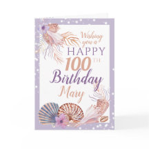 100誕生日シーシェルコーラル