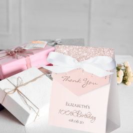 100誕生日バラ金ゴールドピンクのドライ感謝していブアップ フェイバーボックス