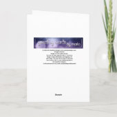 100誕生日ピーチバラハッピーバースデーカード カード (裏面)