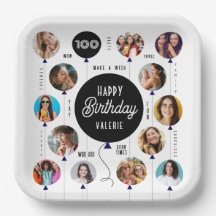 100誕生日フォトバルーン