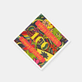 100誕生日フローラ スタンダードカクテルナプキン (角)