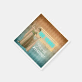 100誕生日ヴィンテージ歌手紙パーティーナプキンス スタンダードカクテルナプキン (角)