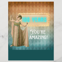 100誕生日ヴィンテージ歌手誕生日スクラップブック