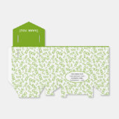 100誕生日乱数パターン緑/白 フェイバーボックス (折り畳みなし)