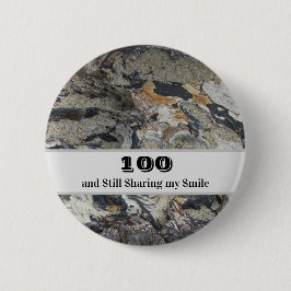 100誕生日共有マイスマイルビーチお祝い 缶バッジ